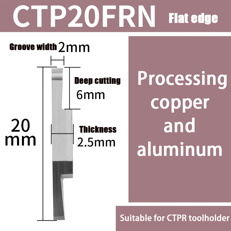 98-CTPA15FRN Swiss CNC Machine Blade Flat Bevel Groove Cutting Tool Shandong Denso Pricision Tools Co.,Ltd.